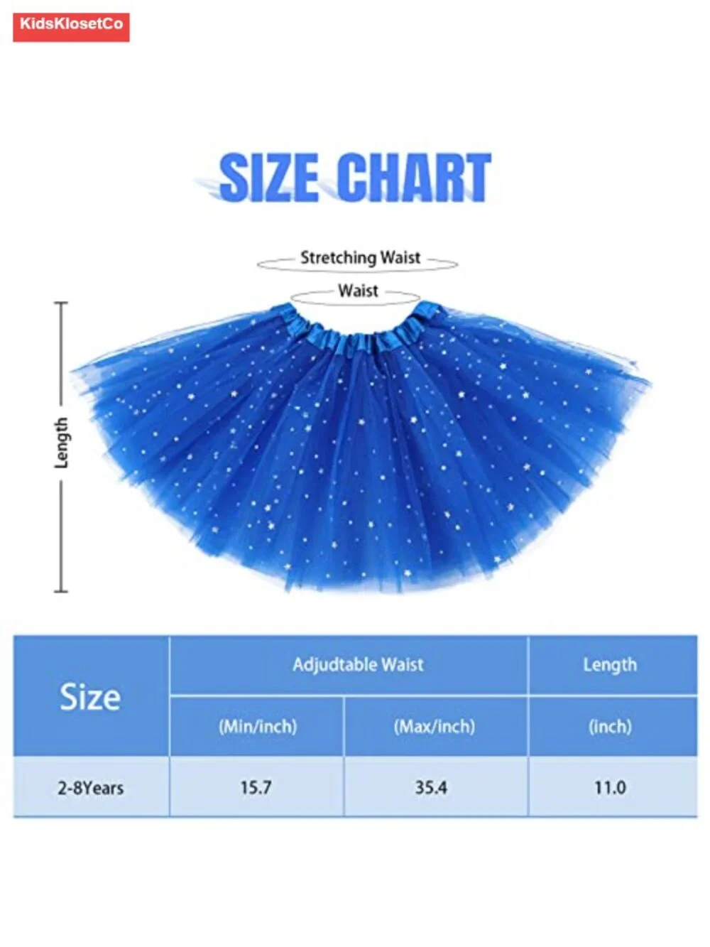 3-Layer Sparkle Tutu Skirt for Toddler Girls Ballet Dance